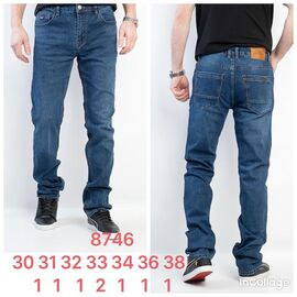Джинси чоловічі 8746 blue р.30-38 "Fangsida" недорого оптом від прямого постачальника