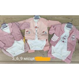 Фотография Костюм детский на девочку 856 peach р.0.3-0.9 "Emir kids" недорого оптом от прямого поставщика