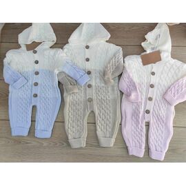 Фотография Комбинезон детский тёплый на мальчика 876 l.blue р.0.6-1 "Emir kids" недорого оптом от прямого поставщика