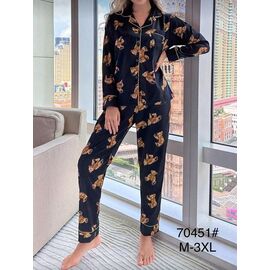 Піжама жіноча 70451 navy р.M-3XL "Estima" недорого оптом від прямого постачальника