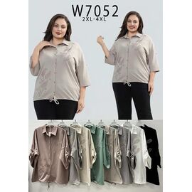 Сорочка жіноча W7052 mix р.52-54 "Estima" недорого оптом від прямого постачальника