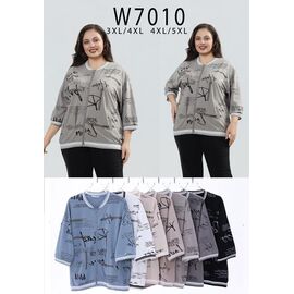 Кофта жіноча W7010 mix р.50-56 "Estima" недорого оптом від прямого постачальника