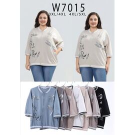 Кофта жіноча W7015 mix р.50-56 "Estima" недорого оптом від прямого постачальника