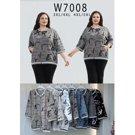 Кофта жіноча W7008 mix р.50-56 "Estima" недорого оптом від прямого постачальника