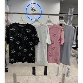 футболка жіноча 5701 mix р.one size "Saint Wish" недорого оптом від прямого постачальника