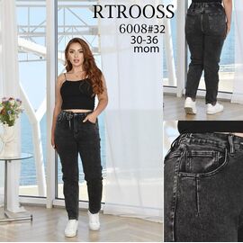 Джинси жіночі 6008 d.grey р.30-36 "Fangsida" недорого оптом від прямого постачальника