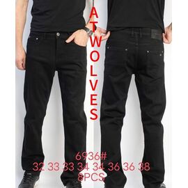 Джинси чоловічі 6936 black р.32-38 "Resalsa" недорого оптом від прямого постачальника