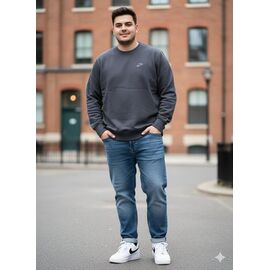 Светр чоловічий MR459 grey р.2XL-6XL "Moranny" недорого оптом від прямого постачальника