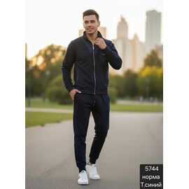Костюм спортивний чоловічий 5744 navy р.S-2XL "Moranny" недорого оптом від прямого постачальника