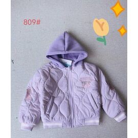 Фотография Куртка детская демисезонная на девочку 809 purple р.5-9 "Flong" недорого оптом от прямого поставщика