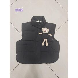 Фотография Жилетка детская на девочку 3212 black р.100-140 "Flong" недорого оптом от прямого поставщика