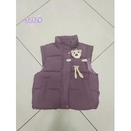 Фотография Жилетка детская на девочку 3212 violet р.100-140 "Flong" недорого оптом от прямого поставщика