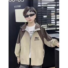 Фотография Куртка детская демисезонная на мальчика 1119 beige р.8-11 "Flong" недорого оптом от прямого поставщика