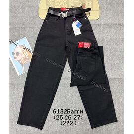 Джинси жіночі 6132 black р.25-27 "Fangsida" недорого оптом від прямого постачальника