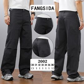 Джинси чоловічі 2002 black р.30-38 "Fangsida" недорого оптом від прямого постачальника