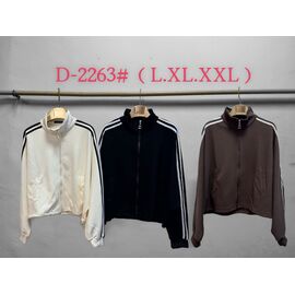 Кофта жіноча D2263 black р.L-2XL "Saint Wish" недорого оптом від прямого постачальника