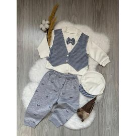 Фотография Костюм детский на девочку 1011 beige р.0.6-2 "Emir kids" недорого оптом от прямого поставщика