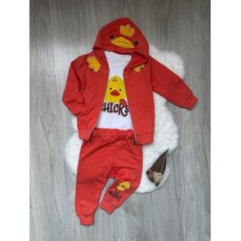 Фотография Костюм детский на девочку 1013 red р.0.3-1.6 "Emir kids" недорого оптом от прямого поставщика