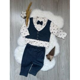 Фотография Костюм детский на девочку 1020 navy р.0.3-1 "Emir kids" недорого оптом от прямого поставщика