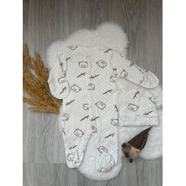 Фотография Костюм детский на мальчика 942 white р.56-62 "Emir kids" недорого оптом от прямого поставщика