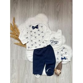 Фотография Костюм детский на мальчика 944 blue р.0.3-0.6 "Emir kids" недорого оптом от прямого поставщика