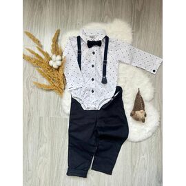 Фотография Костюм детский на мальчика 952 white р.0.6-1.8 "Emir kids" недорого оптом от прямого поставщика