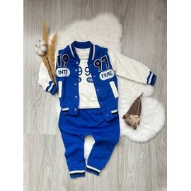 Фотография Костюм детский на мальчика 959 blue р.0.6-1.6 "Emir kids" недорого оптом от прямого поставщика