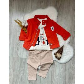 Фотография Костюм детский на девочку 960 red р.0.6-1.6 "Emir kids" недорого оптом от прямого поставщика