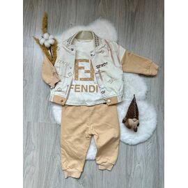 Фотография Костюм детский на мальчика 963 beige р.0.9-2 "Emir kids" недорого оптом от прямого поставщика