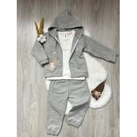 Фотография Костюм детский на девочку 969 grey р.0.9-2 "Emir kids" недорого оптом от прямого поставщика