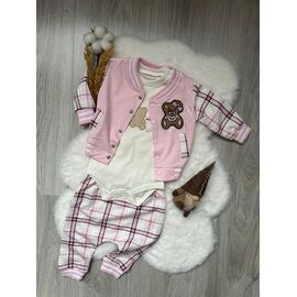 Фотография Костюм детский на девочку 990 pink р.0.3-0.9 "Emir kids" недорого оптом от прямого поставщика