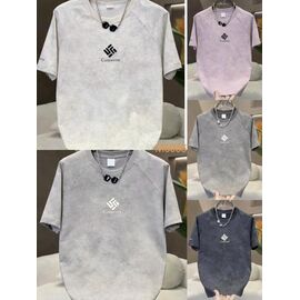 Футболка чоловіча M6006 l.grey-black р.L-4XL "F.T.H" недорого оптом від прямого постачальника