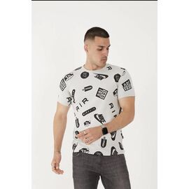 Футболка чоловіча F910 white р.S-2XL "F.T.H" недорого оптом від прямого постачальника