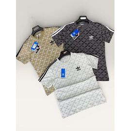 Футболка чоловіча F942 white-l.grey р.S-2XL "F.T.H" недорого оптом від прямого постачальника