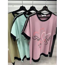 футболка жіноча 001 khaki р.one size "Aidin-шик шок" недорого оптом від прямого постачальника