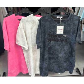 Фотография Футболка женская 8881 pink р.one size "Aidin-шик шок" недорого оптом от прямого поставщика
