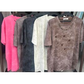 Фотография Футболка женская 8886 pink р.one size "Aidin-шик шок" недорого оптом от прямого поставщика