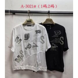 футболка жіноча A3021 mix р.XL-2XL "Saint Wish" недорого оптом від прямого постачальника