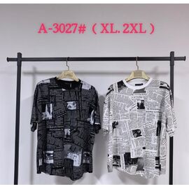 футболка жіноча A3027 mix р.XL-2XL "Saint Wish" недорого оптом від прямого постачальника