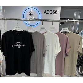 футболка жіноча A3066 mix р.L-XL "Saint Wish" недорого оптом від прямого постачальника