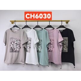 футболка жіноча CH6030 mix р.3XL-4XL "Saint Wish" недорого оптом від прямого постачальника
