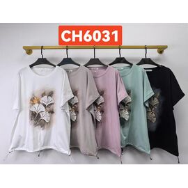 футболка жіноча CH6031 mix р.3XL-4XL "Saint Wish" недорого оптом від прямого постачальника