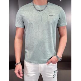 Футболка чоловіча F970 l.blue р.L-4XL "F.T.H" недорого оптом від прямого постачальника