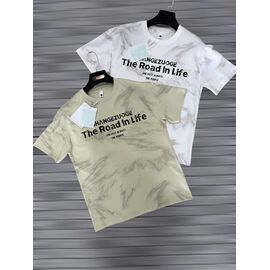 Футболка чоловіча F1019 olive р.L-4XL "F.T.H" недорого оптом від прямого постачальника