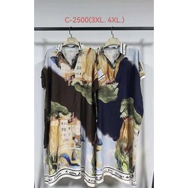 Сукня літня жіноча C2500 mix р.3XL-4XL "Saint Wish" недорого оптом від прямого постачальника