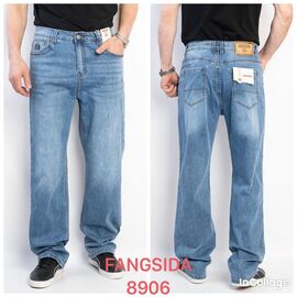 Джинси чоловічі 8906 l.blue р.34-38 "Fangsida" недорого оптом від прямого постачальника