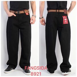 Джинси чоловічі 8921 black р.29-34 "Fangsida" недорого оптом від прямого постачальника