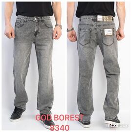 Джинси чоловічі 8340 grey р.31-38 "Fangsida" недорого оптом від прямого постачальника