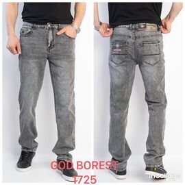 Джинси чоловічі 1725 l.grey р.29-38 "Fangsida" недорого оптом від прямого постачальника