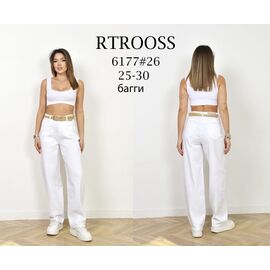 Джинси жіночі 6177 white р.25-30 "Fangsida" недорого оптом від прямого постачальника